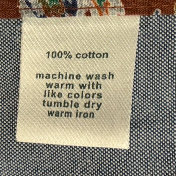 Paul Fredrick Classic Fit Chambray Button-Front Shirt – Size Large - Picture 8 of 11